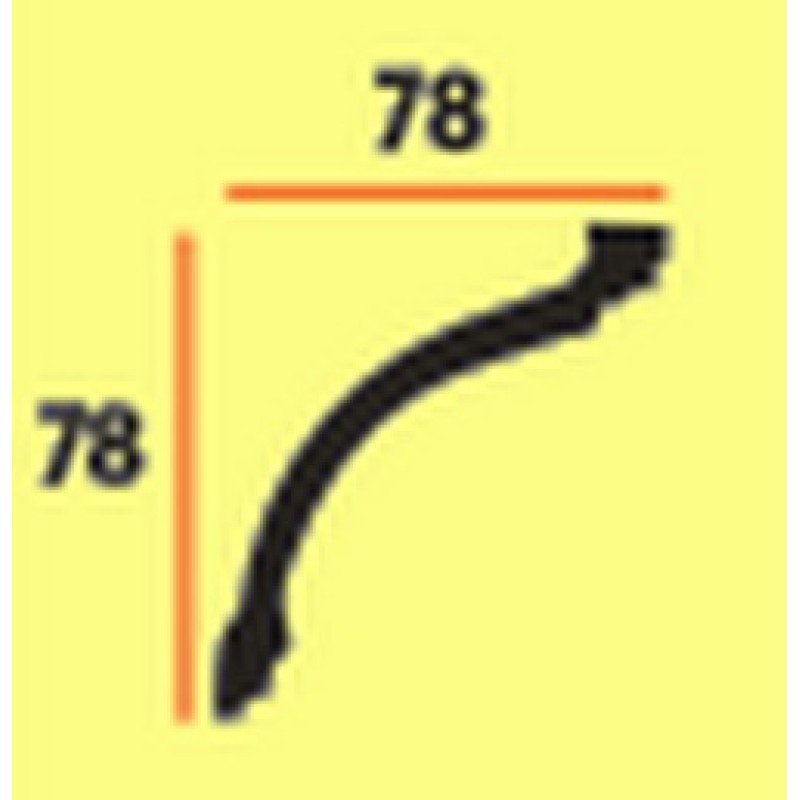 Потолочный плинтус glanzepol GP15