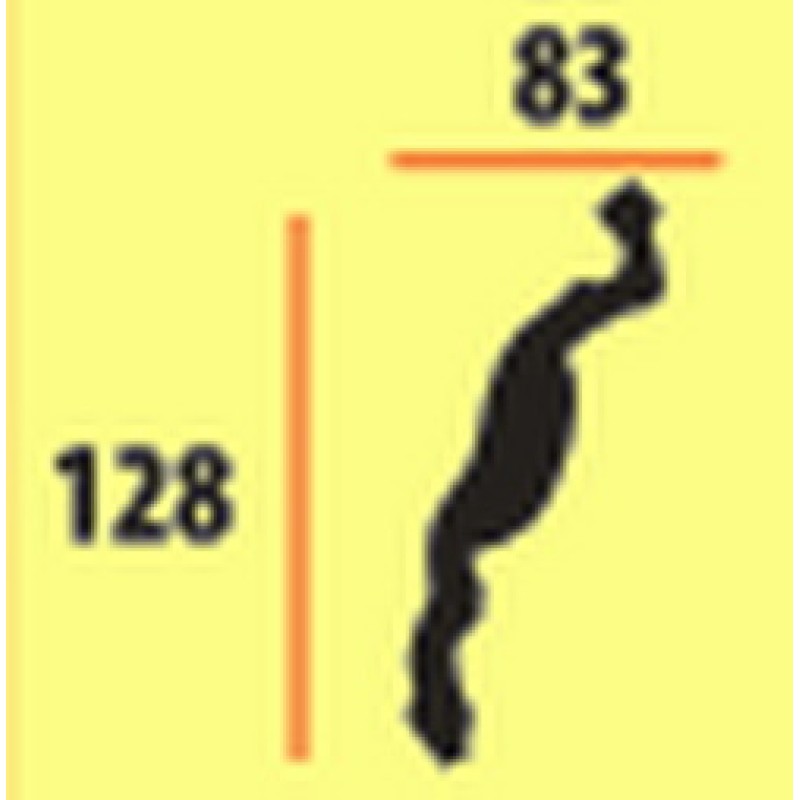 Потолочный плинтус glanzepol GP5