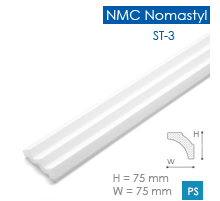 Потолочный плинтус из пенопласта NMC Nomastyl ST3 в Новосибирске