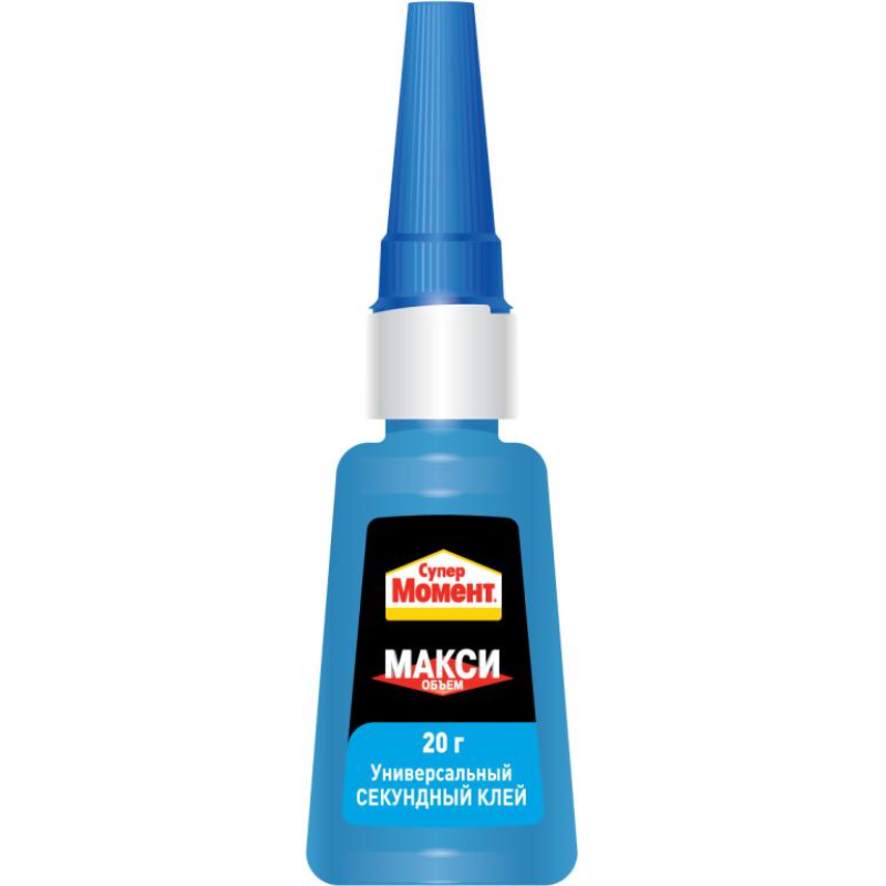 Универсальный секундный клей Супер Момент ремонт, 20 г