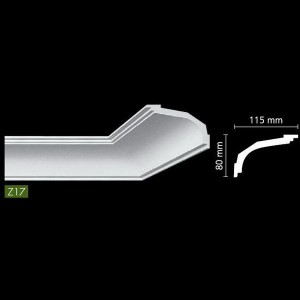 Гладкий потолочный профиль Z17