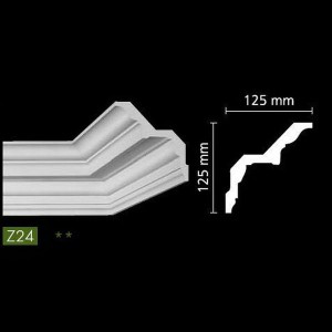 Гладкий потолочный профиль Z24