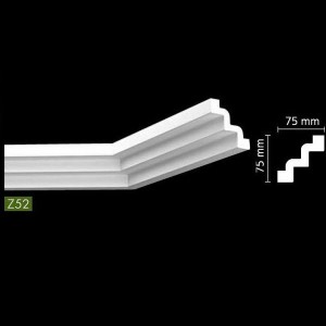 Гладкий потолочный профиль Z52