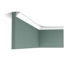 Плинтус потолочный без орнамента C250 в Новосибирске