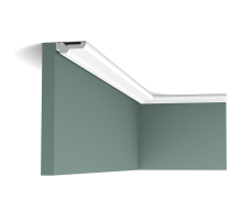 Плинтус потолочный без орнамента C360 в Новосибирске