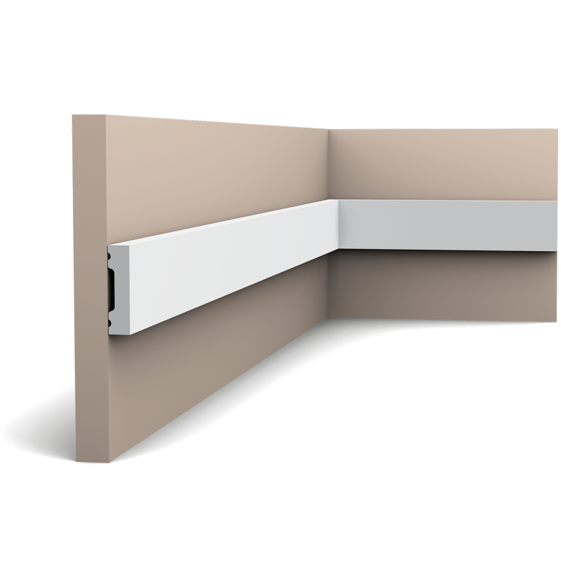 Плинтус из ударопрочного полимера SX162