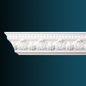 потолочный плинтус с орнаментом Гибкий AA098F в Новосибирске