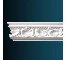 потолочный плинтус с орнаментом Гибкий AA201F в Новосибирске