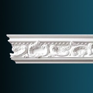 потолочный плинтус с орнаментом Гибкий AA201F в Новосибирске