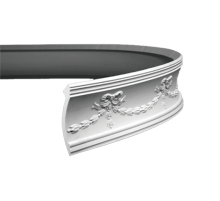потолочный плинтус с орнаментом Гибкий 1.50.120F в Новосибирске