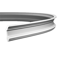 Плинтус потолочный без орнамента Гибкий 1.50.121F в Новосибирске