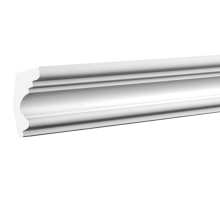 Плинтус потолочный без орнамента 1.50.122 в Новосибирске