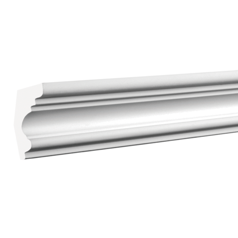 Плинтус потолочный без орнамента 1.50.122