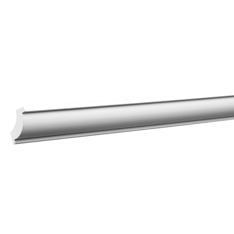 Плинтус потолочный без орнамента 1.50.123