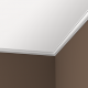 Плинтус потолочный без орнамента Гибкий 1.50.123F
