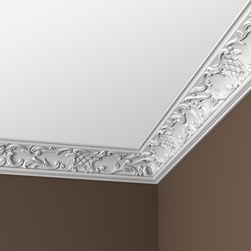 потолочный плинтус с орнаментом 1.50.125