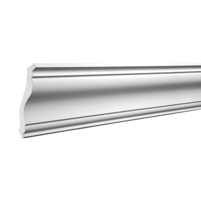 Плинтус потолочный без орнамента 1.50.133