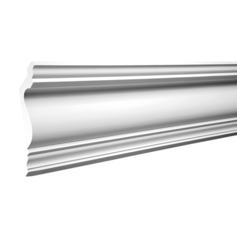 Плинтус потолочный без орнамента 1.50.134