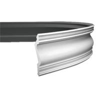 Плинтус потолочный без орнамента Гибкий 1.50.134F в Новосибирске