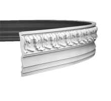 потолочный плинтус с орнаментом Гибкий 1.50.136F в Новосибирске