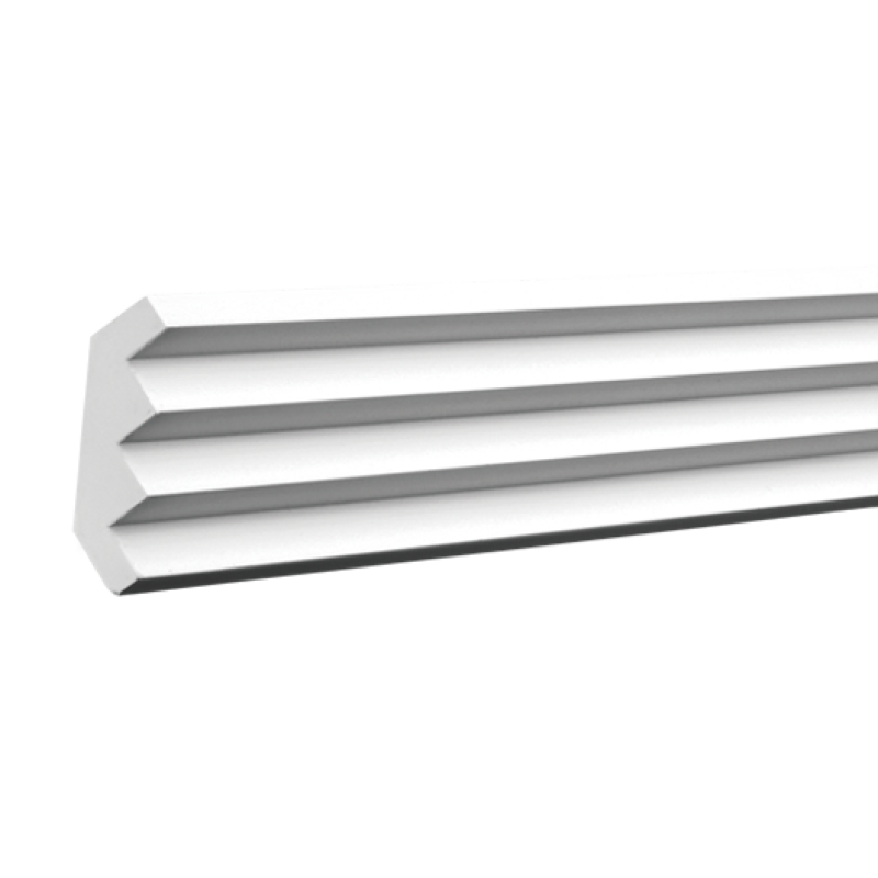 Плинтус потолочный без орнамента 1.50.140