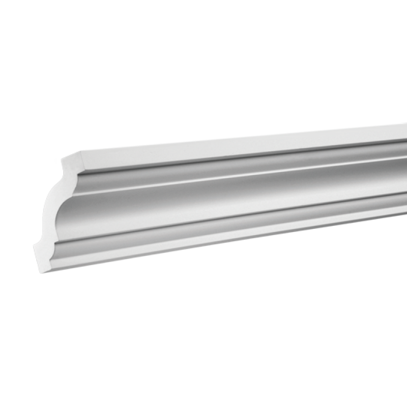 Плинтус потолочный без орнамента 1.50.141