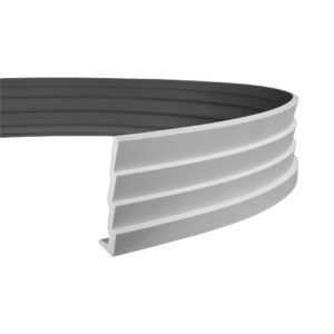 Плинтус потолочный без орнамента Гибкий 1.50.142F