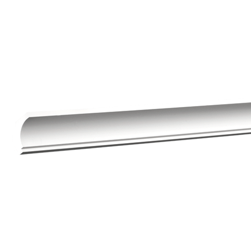 Плинтус потолочный без орнамента 1.50.157