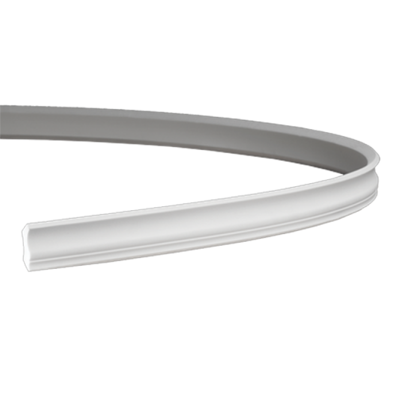 Плинтус потолочный без орнамента 1.50.158 гибкий