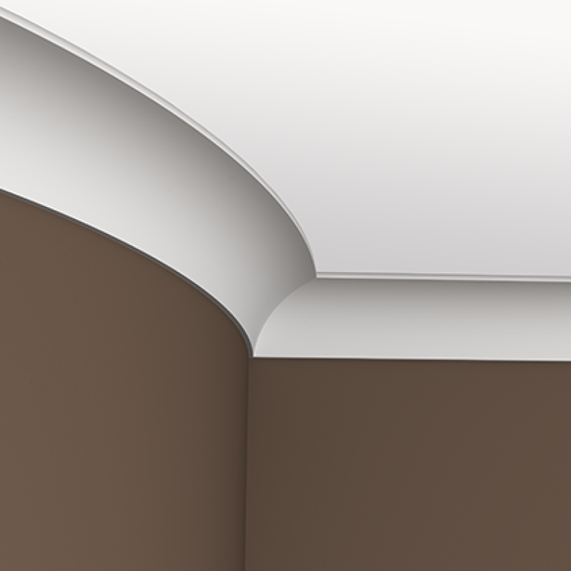 Плинтус потолочный без орнамента 1.50.165