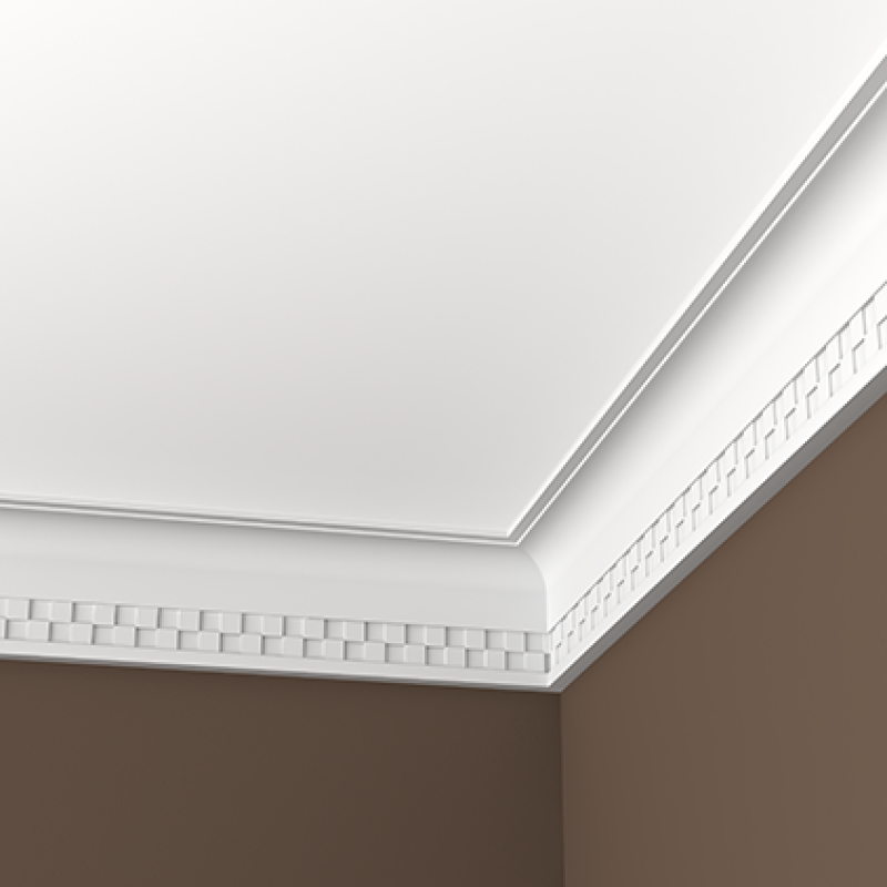 потолочный плинтус с орнаментом Гибкий 1.50.176F