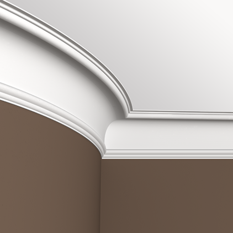 Плинтус потолочный без орнамента 1.50.180
