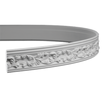 потолочный плинтус с орнаментом 1.50.189 гибкий в Новосибирске