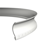 Гибкий потолочный плинтус 1.50.202F в Новосибирске