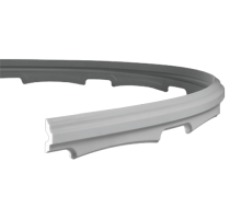 Молдинг без орнамента Гибкий 1.51.341F в Новосибирске