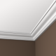 Плинтус потолочный без орнамента 1.50.126