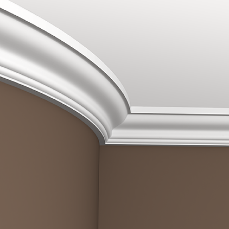 Плинтус потолочный без орнамента 1.50.126