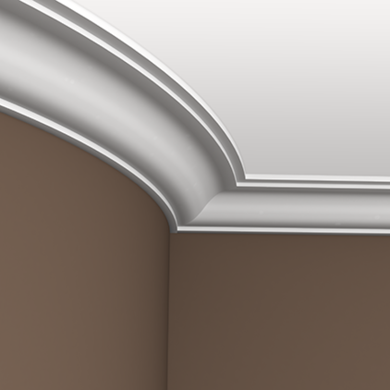 Плинтус потолочный без орнамента 1.50.131