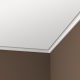 Плинтус потолочный без орнамента 1.50.157