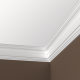 Плинтус потолочный без орнамента 1.50.254