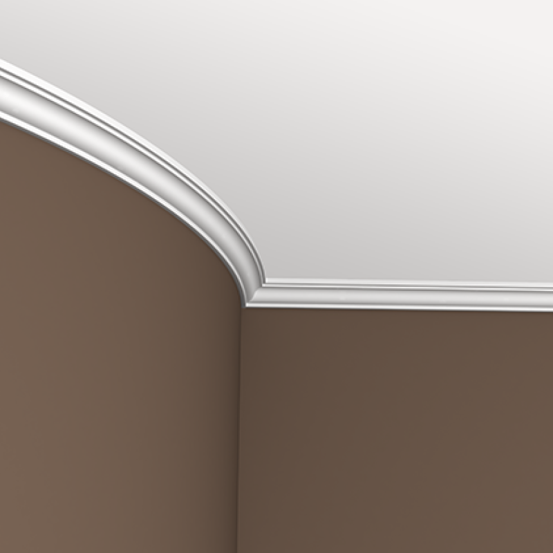 Плинтус потолочный без орнамента Гибкий 1.50.130F