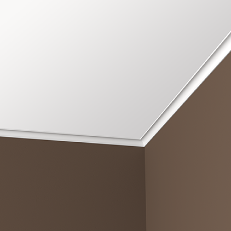 Плинтус потолочный без орнамента1.50.154