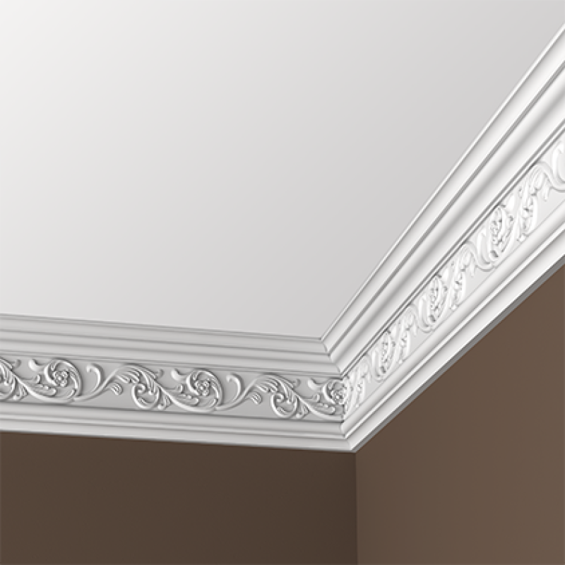 потолочный плинтус с орнаментом 1.50.163