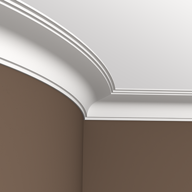 Плинтус потолочный без орнамента 1.50.170