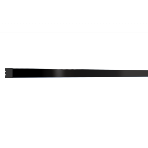 Молдинг МЛ 30/2,6 Черный глянец