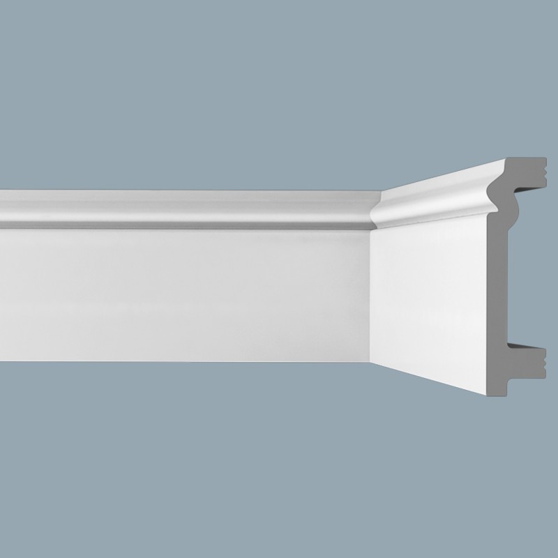 Плинтус напольный из ударопрочного полимера П3 80-20