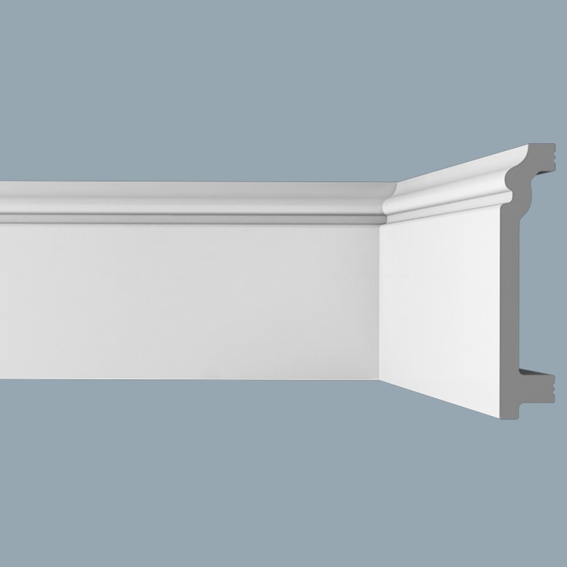 Плинтус напольный из ударопрочного полимера П4 100-20