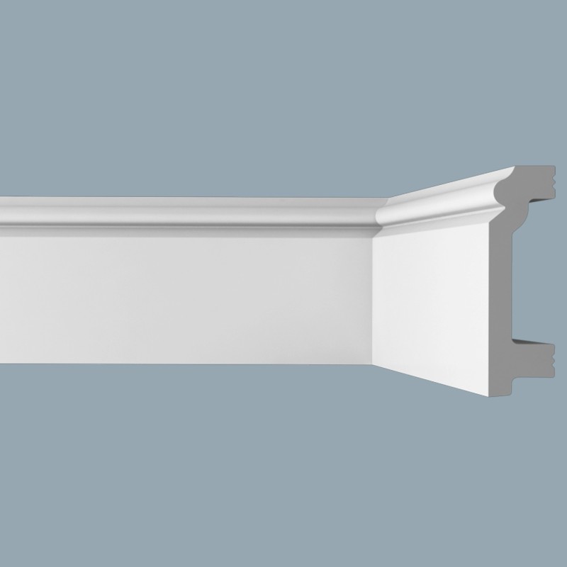 Плинтус напольный из ударопрочного полимера П7 70-20