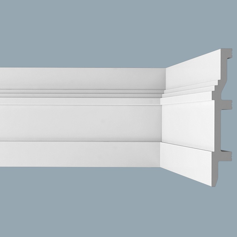 Плинтус напольный из ударопрочного полимера П8 150-22