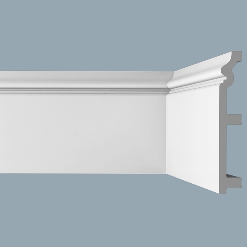 Плинтус напольный из ударопрочного полимера П9 140-22